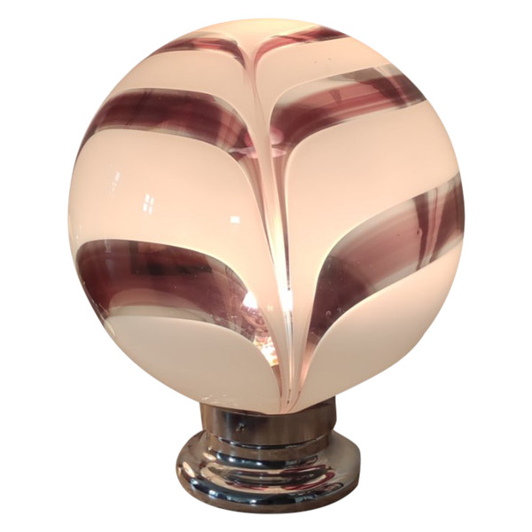 Lampada antica grande palla uovo Design XXL Vetro Murano Italia Carlo Nason
