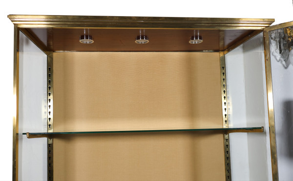 Vetrina in ottone, inizio XX secolo