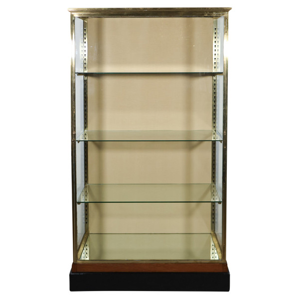 Vetrina in ottone, inizio XX secolo