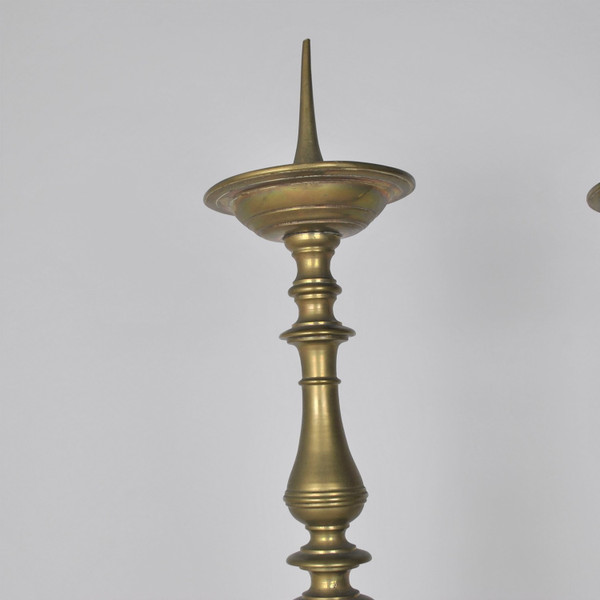 Coppia di piqué in bronzo, fine XVIII/inizio XIX secolo