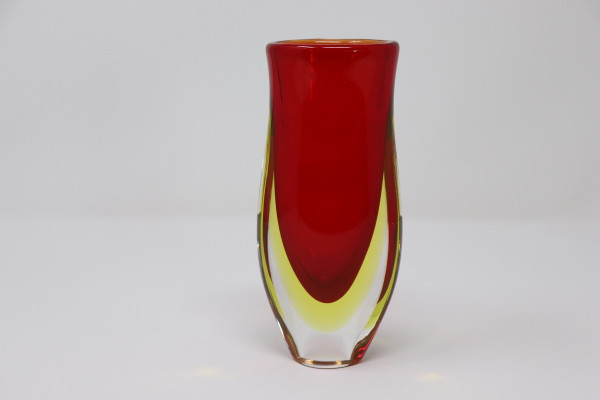 Small Art Glass Vase attributed to Flavio Poli for Seguso, 1960s