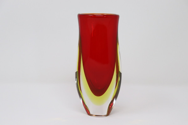 Small Art Glass Vase attributed to Flavio Poli for Seguso, 1960s