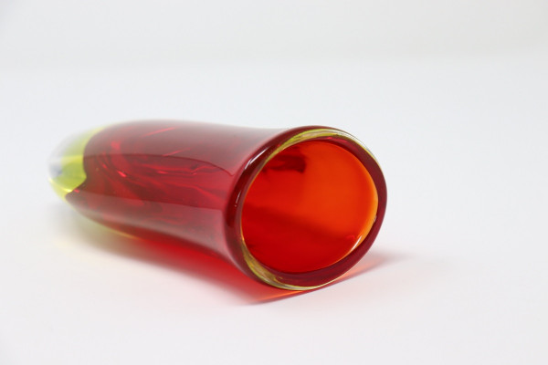 Small Art Glass Vase attributed to Flavio Poli for Seguso, 1960s