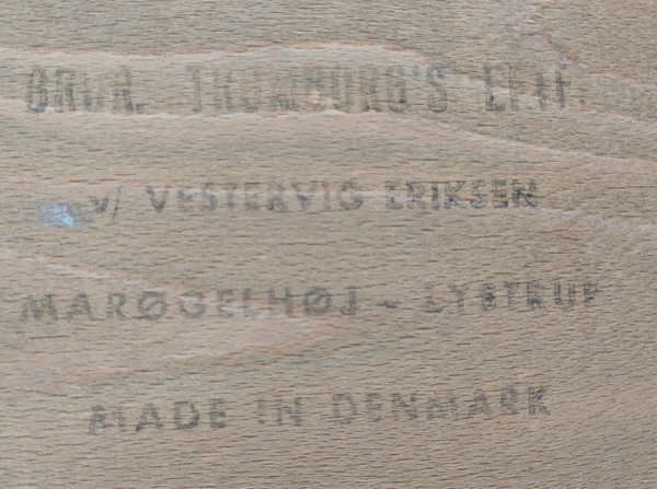 Design Table+6 Chaises Design scandinave par Vestervig Eriksen  Pour Tromborg  Danemark