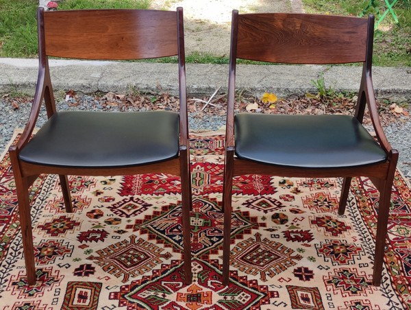 Design Table+6 Chaises Design scandinave par Vestervig Eriksen  Pour Tromborg  Danemark