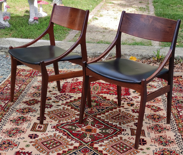 Design Table+6 Chaises Design scandinave par Vestervig Eriksen  Pour Tromborg  Danemark