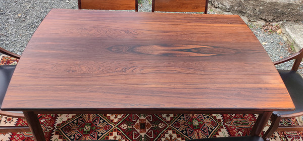 Design Table+6 Chaises Design scandinave par Vestervig Eriksen  Pour Tromborg  Danemark