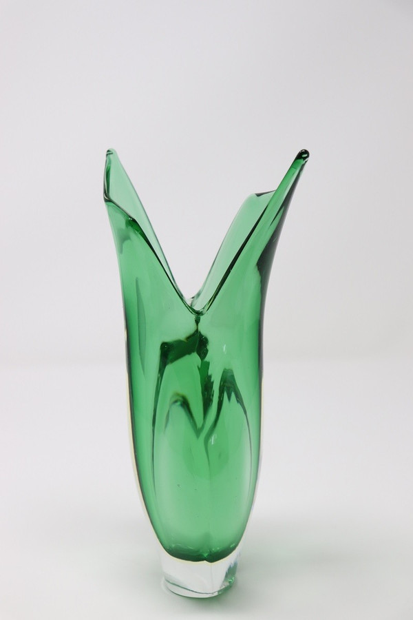 Sommerso-Vase aus Muranoglas, 1960er