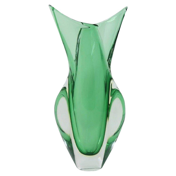 Sommerso-Vase aus Muranoglas, 1960er