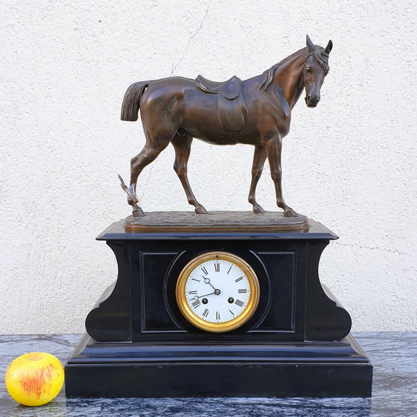 Emile Loiseau, Horse Clock, 19th century