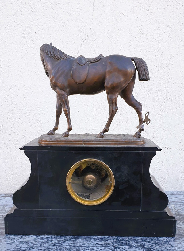 Emile Loiseau, Horse Clock, 19th century