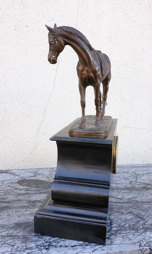 Emile Loiseau, Horse Clock, 19th century