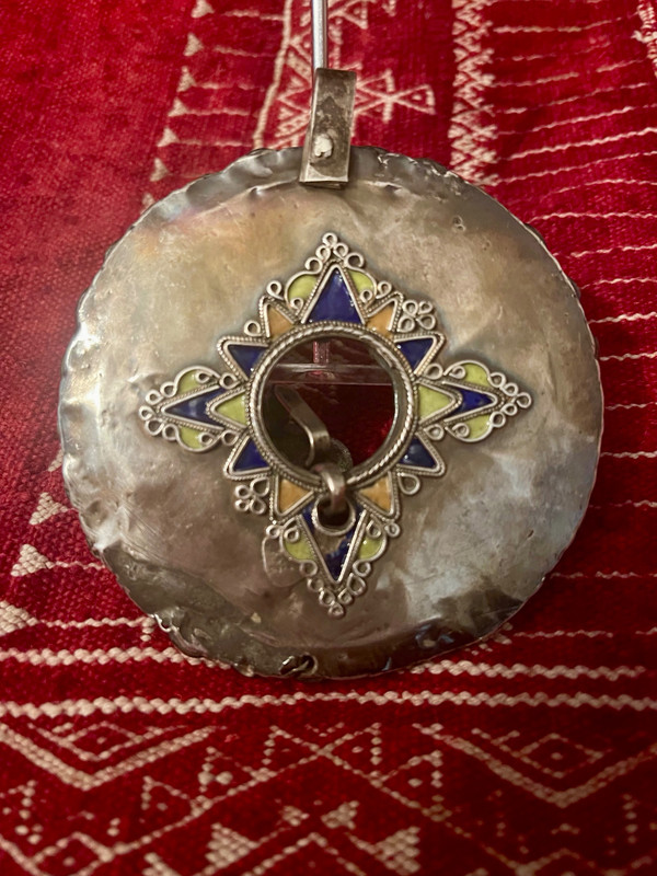 FIBEL, Anhänger, BENI YENNI, GRANDE KABYLIE, ALGERIEN. Ethnischer Schmuck . Berber Schmuck.