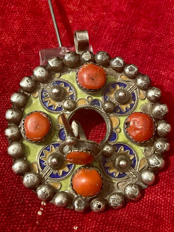 FIBEL, Anhänger, BENI YENNI, GRANDE KABYLIE, ALGERIEN. Ethnischer Schmuck . Berber Schmuck.