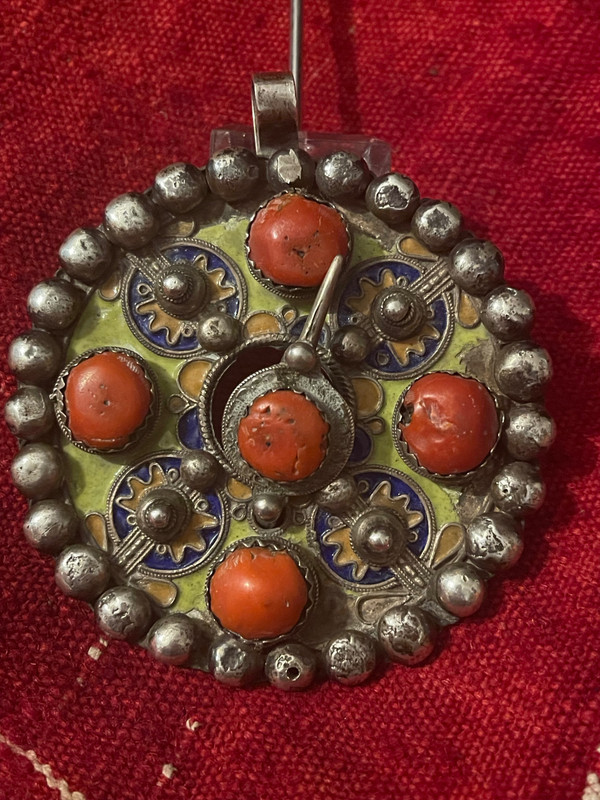 FIBEL, Anhänger, BENI YENNI, GRANDE KABYLIE, ALGERIEN. Ethnischer Schmuck . Berber Schmuck.