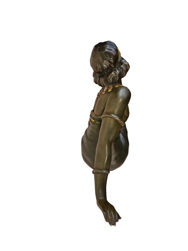 Art Deco Bronze „Orientänzerin“