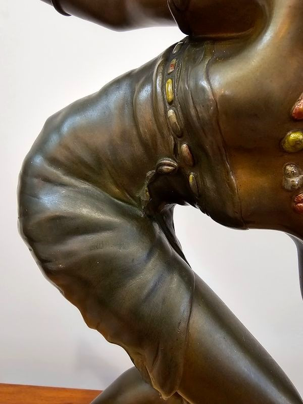Art Deco Bronze „Orientänzerin“