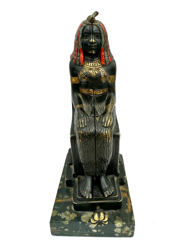 Bergman - Bronze Erotique De Vienne Déité Égyptienne