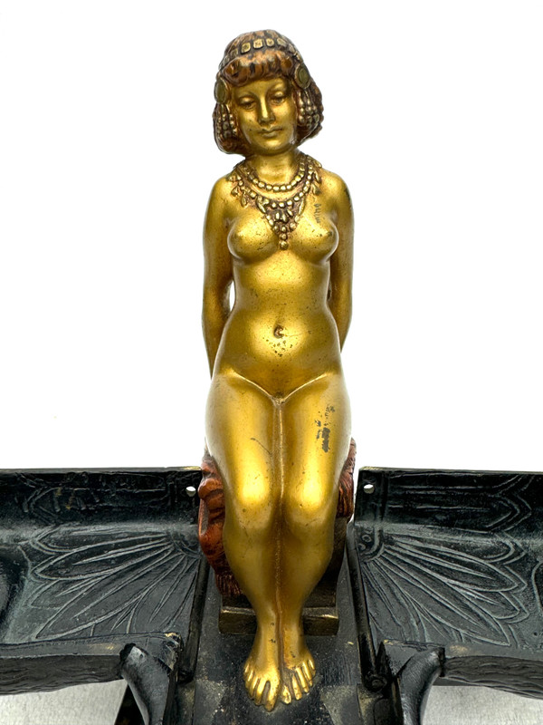Bergman - Bronze Erotique De Vienne Déité Égyptienne