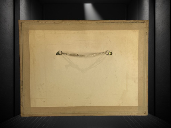 OLD ADVERTISING POSTER BY E. CUSENIER ET CO. IN A SUPERB FRAME