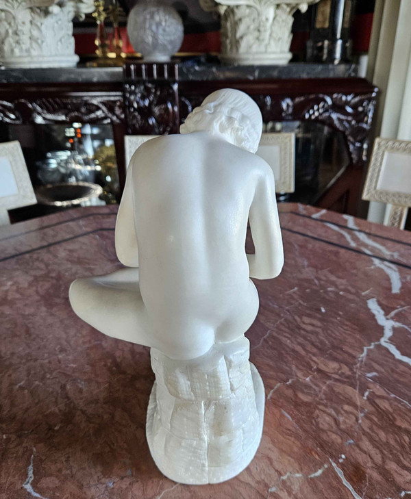 Spinario In Marmo Bianco