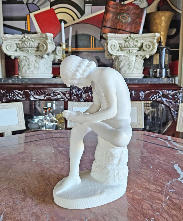Spinario In Marmo Bianco