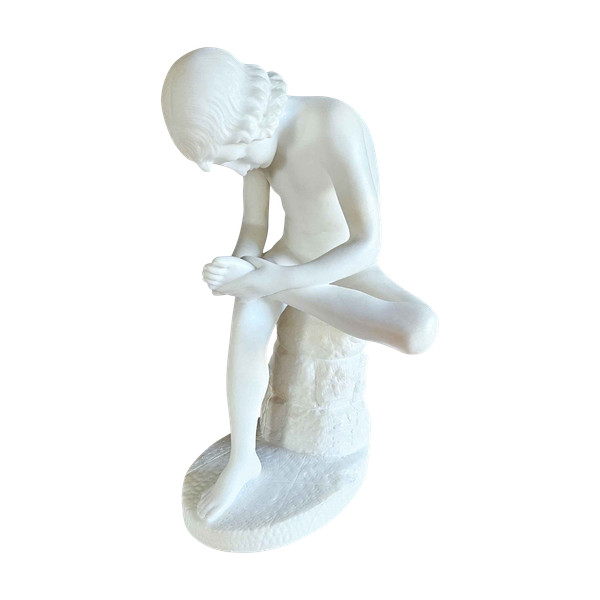 Spinario In Marmo Bianco