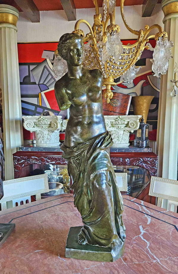Venere Di Milo Con Patina Bronzo Ht 87 Cm