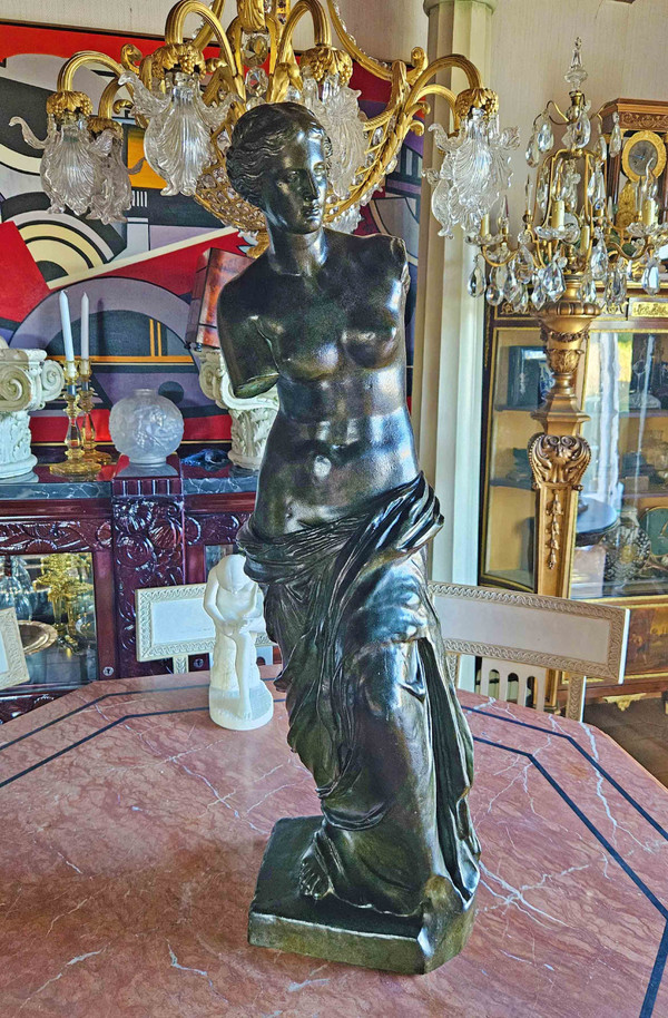 Venere Di Milo Con Patina Bronzo Ht 87 Cm