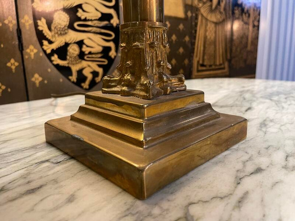 Lampe en Bronze style Empire 
