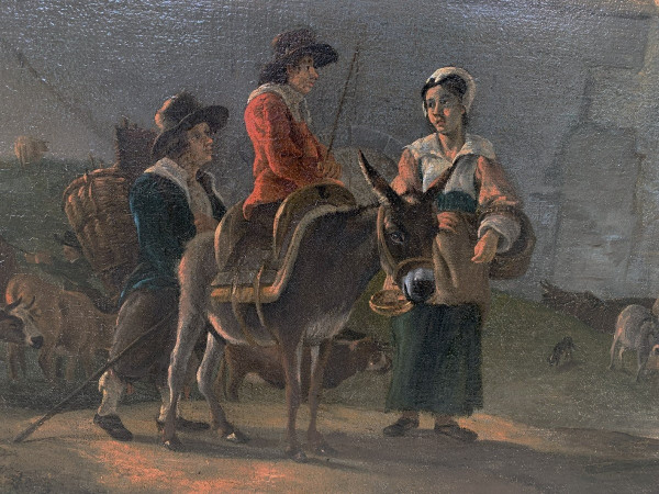 Famille Paysans Jan Asselyn (1610/1652) (entourage)