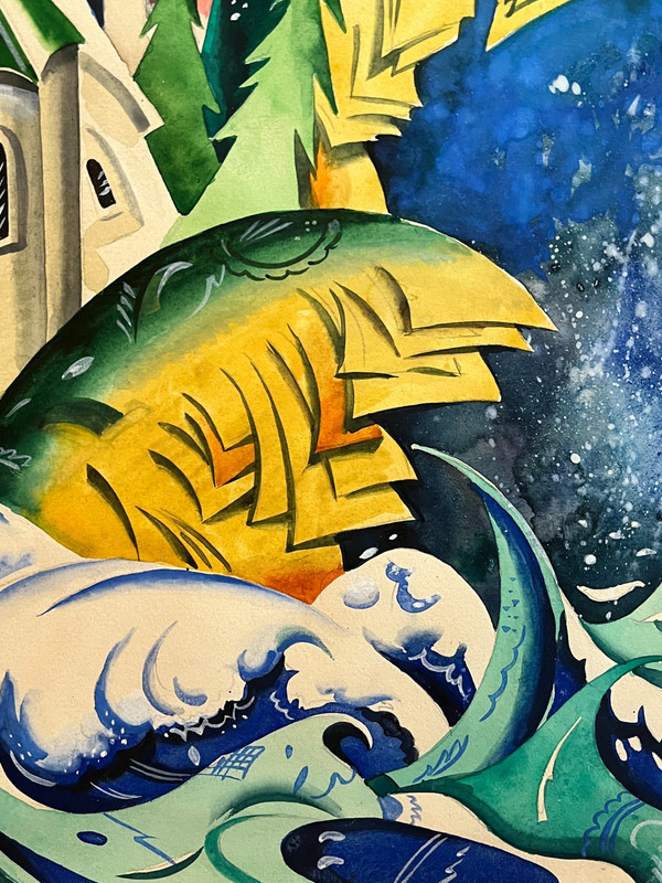 Serge TCHEKHONINE (1878-1936), „Verzaubertes Schloss“