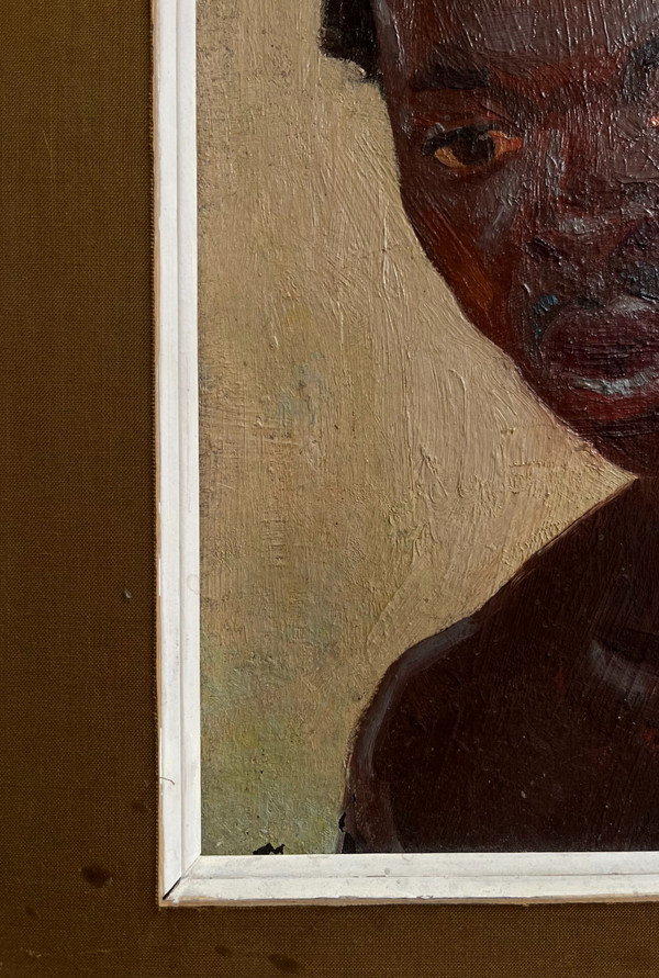 Alexandre Iacovleff (1887–1938), Porträt eines jungen afrikanischen Mannes, 1925