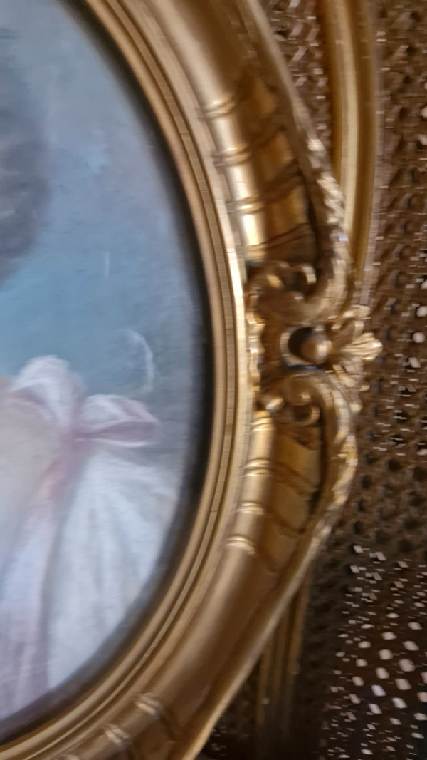 Pastello, ritratto di donna