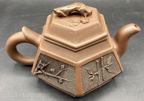 TERRACOTTA TEAPOT