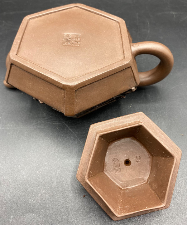 TERRACOTTA TEAPOT