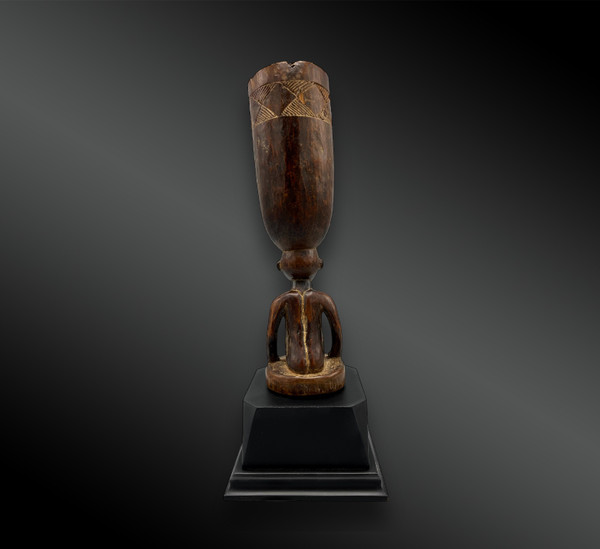 COPPA DELLA CARIATIDE - Cultura Chokwé, Angola - Prima metà del XX secolo 