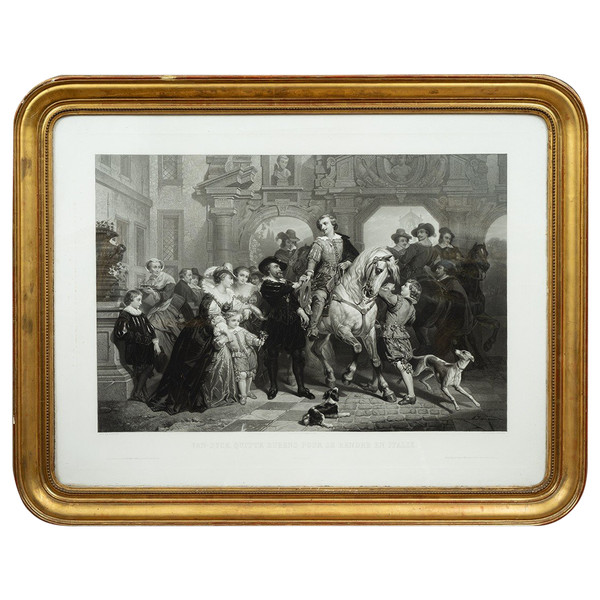 Old engraving from France, 19th century.