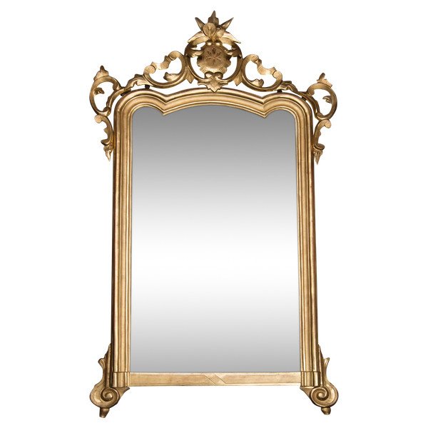 Miroir Ancien époque 19ème Siècle Naples