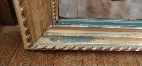 Very large Louis Philippe gilded mirror