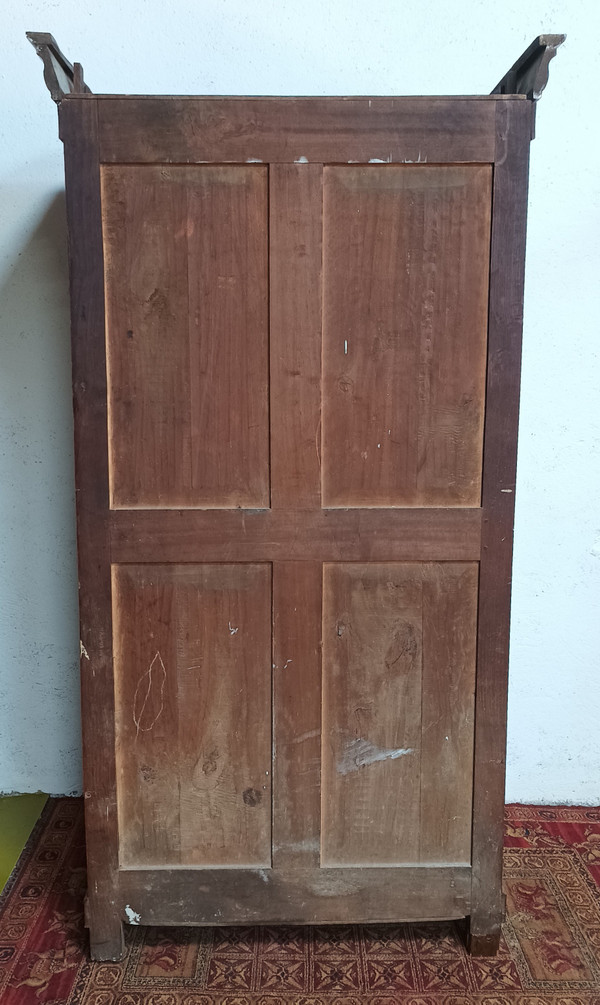Bonnetière 1-türiger Kleiderschrank Louis Philippe in Eiche