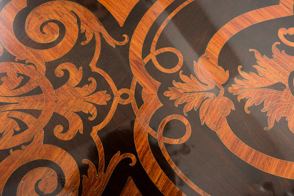 Table ancienne Française Napoléon III, époque 19ème Siècle.