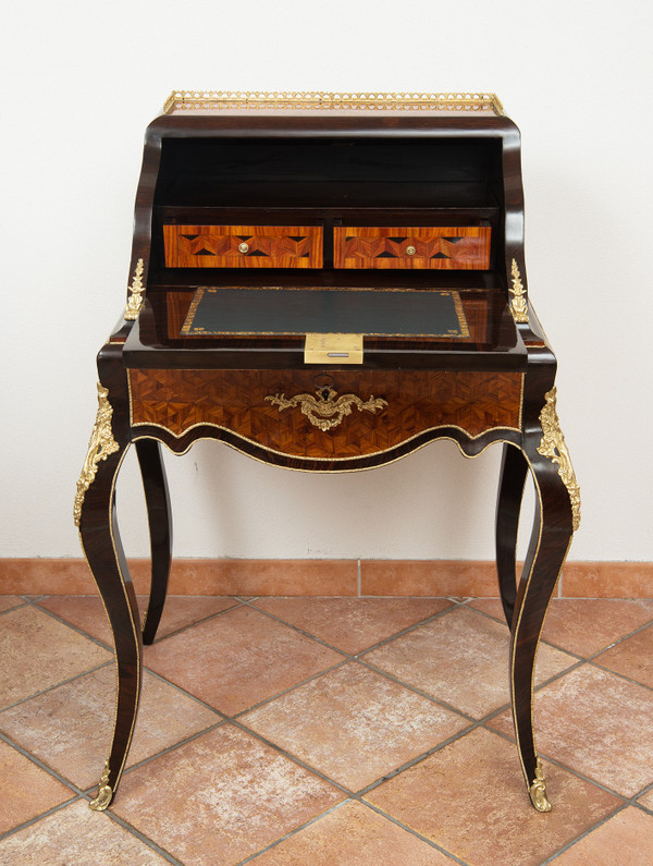 Vecchia scrivania Napoleone III, XIX secolo.Francia
