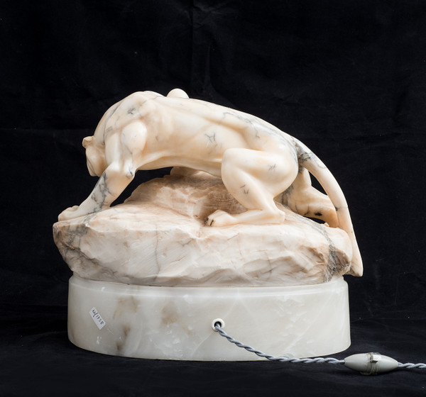 Lampada Antica Napoleone III Francese, Epoca XIX Secolo.