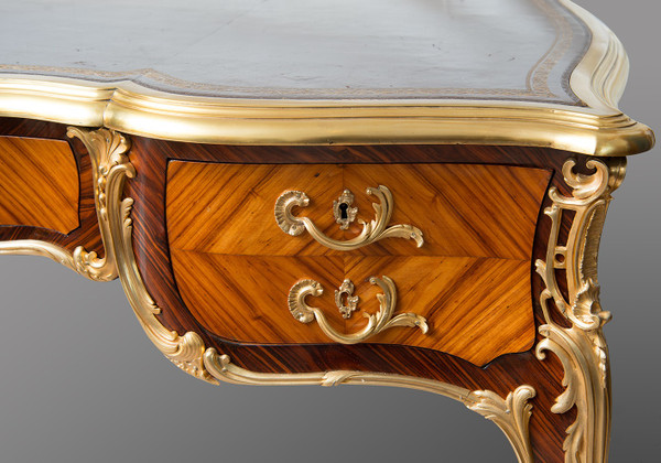 Vecchia Scrivania Napoleone III Francia XIX Secolo.
