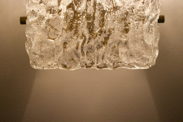 Paires d’appliques Murano “Ice Glass” (30 cm)