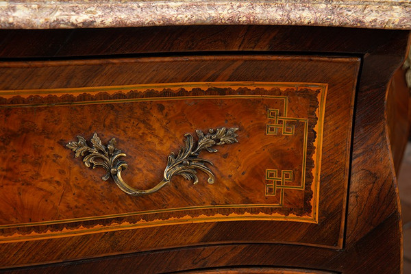 Commode Ancienne Napolitaine (ITALY) Louis XV Epoque XVIIIème Siècle.