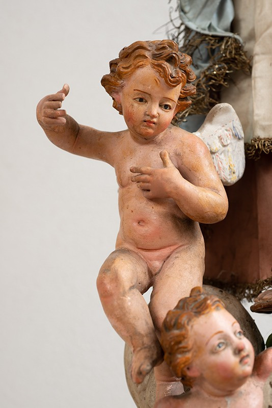 Antike neapolitanische Skulptur Neapel 19. Jahrhundert.