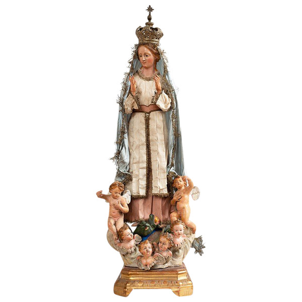 Antike neapolitanische Skulptur Neapel 19. Jahrhundert.