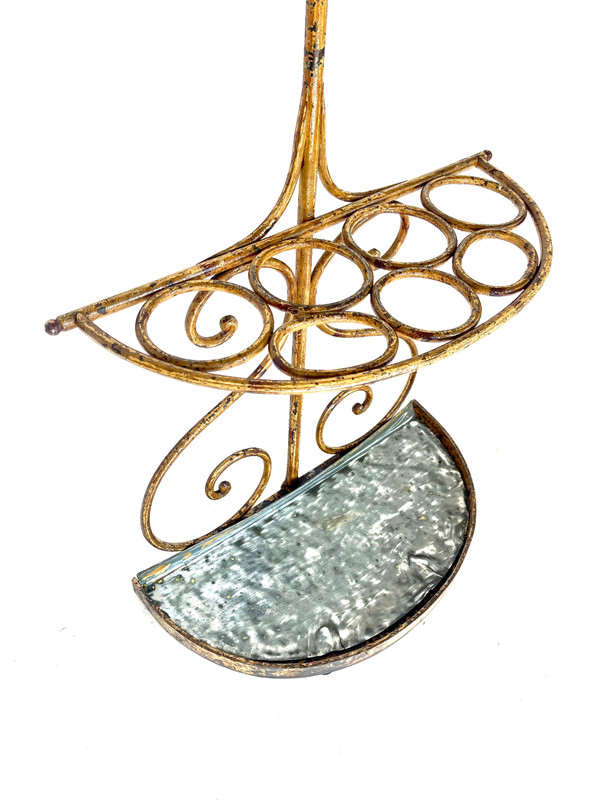 Porte-manteau et porte-parapluie en fonte des années 30 - Art Déco, Brasseries Parisiennes